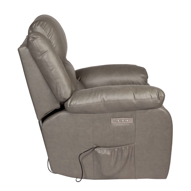 Lincoln Power Recliner Gray - Relaxzen