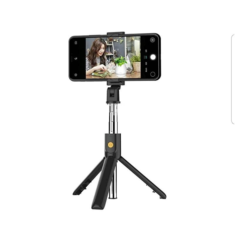 Stick Tripod Extendable Bluetooth Stick with Wireless Remote Compatible with iPhone 1111 proX88P77P6s6 Samsung Galaxy S9S8S7Note 98 Huawei and More