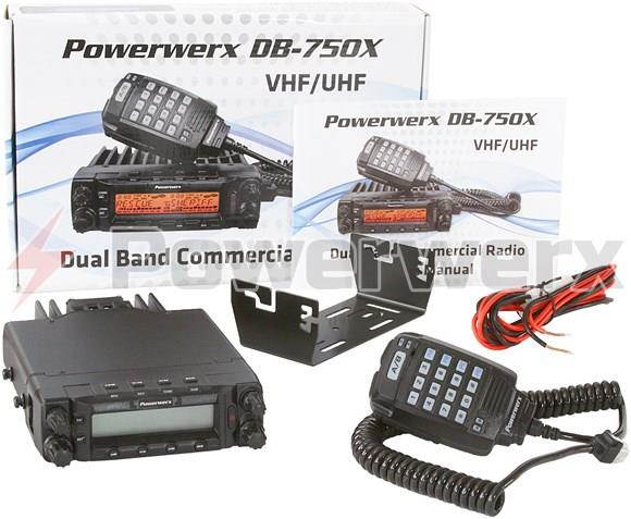Powerwerx DB-750X Dual Band VHF/UHF (136-174, 400-490) 50W 750 Channel Commercial Mobile Radio