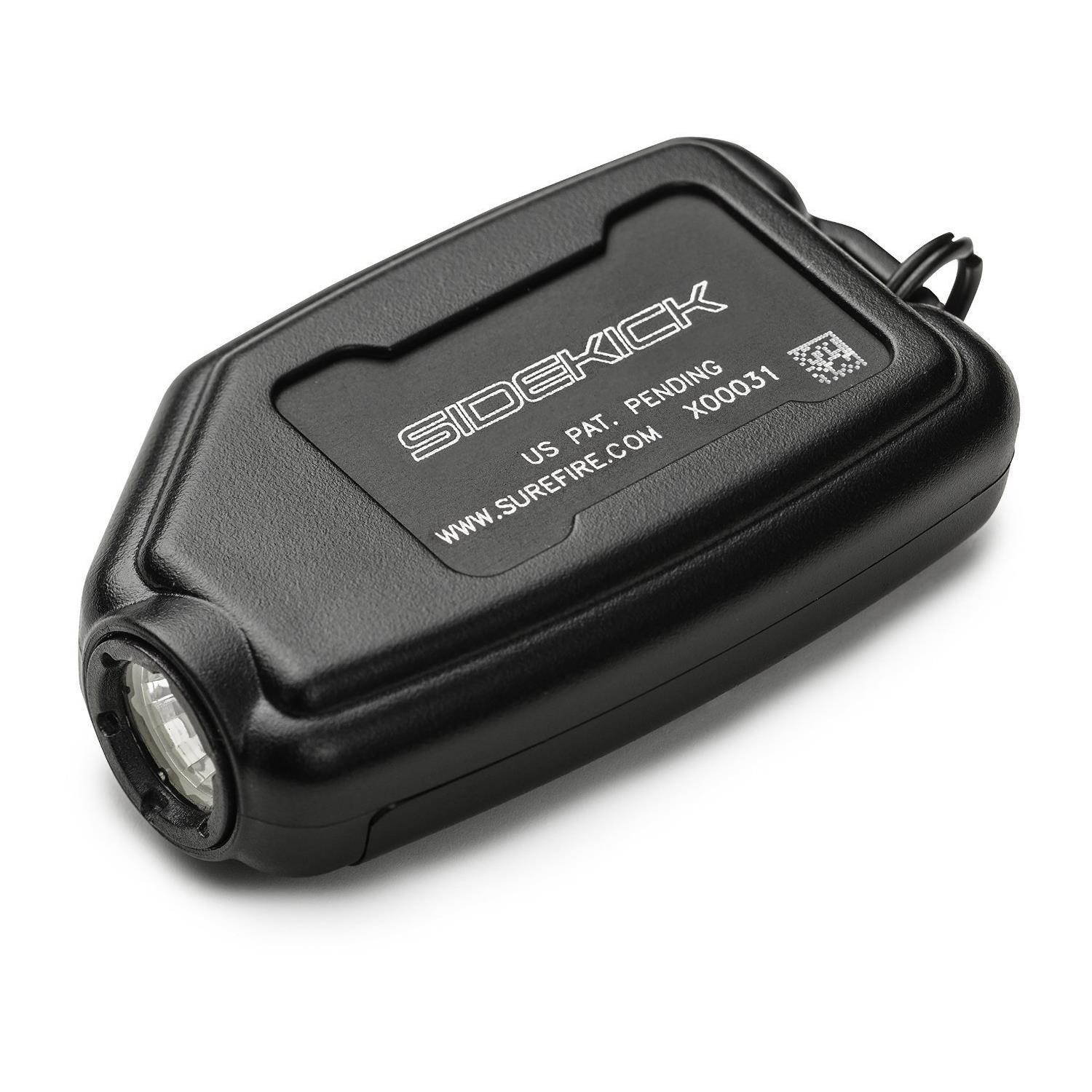 SureFire Sidekick 300-Lumen Ultra-Compact Triple-Output Keychain Light, Black