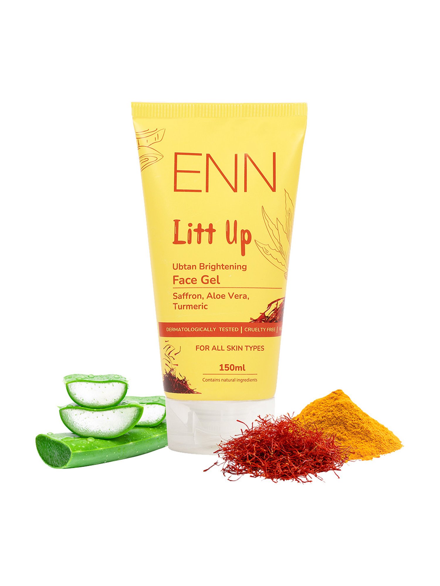 ENN Litt Up Ubtan Skin Brightening Forming Face Wash & Face Gel