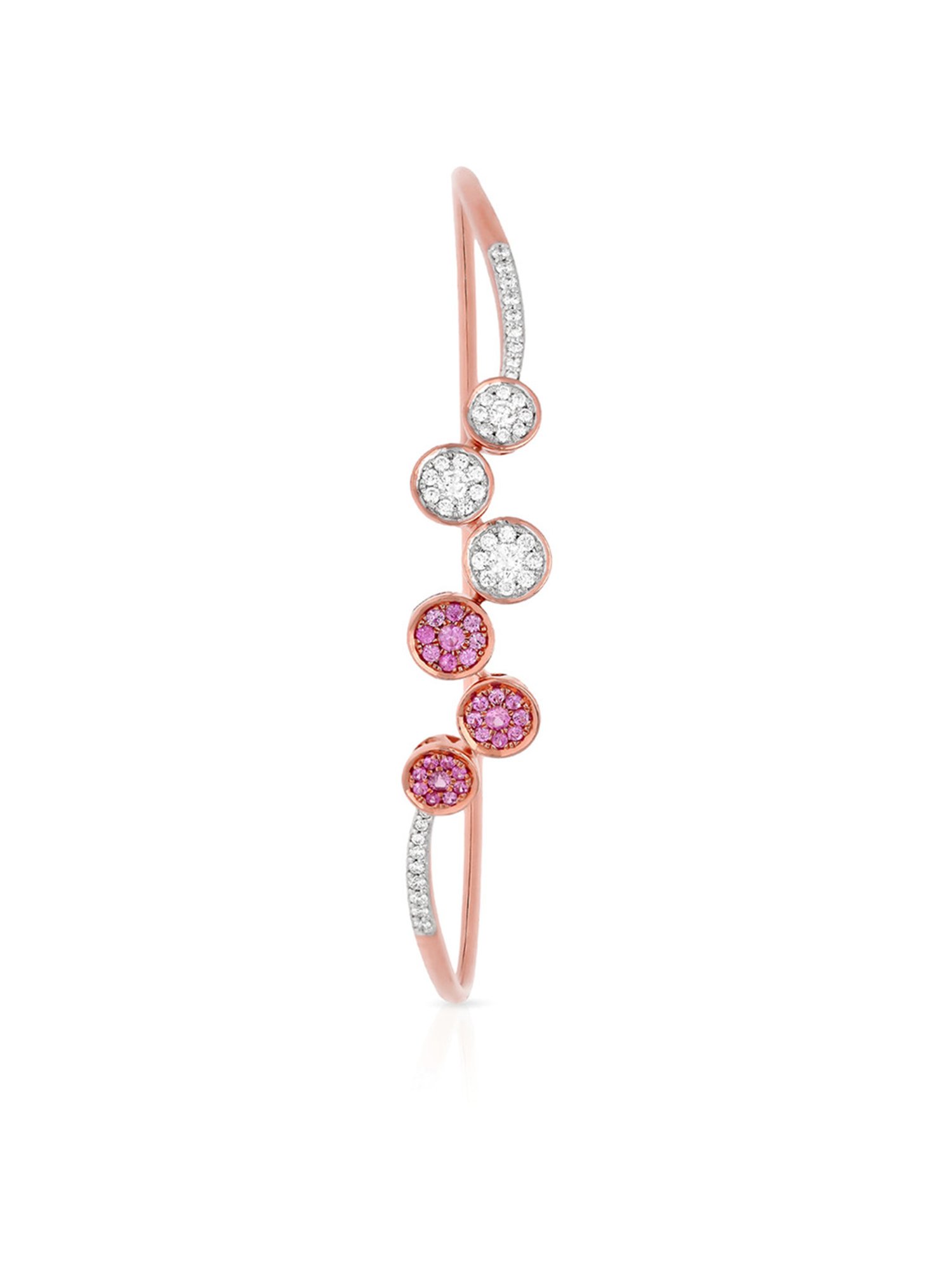 Malabar Gold & Diamonds 18k Rose Diamond Bangle For Kids