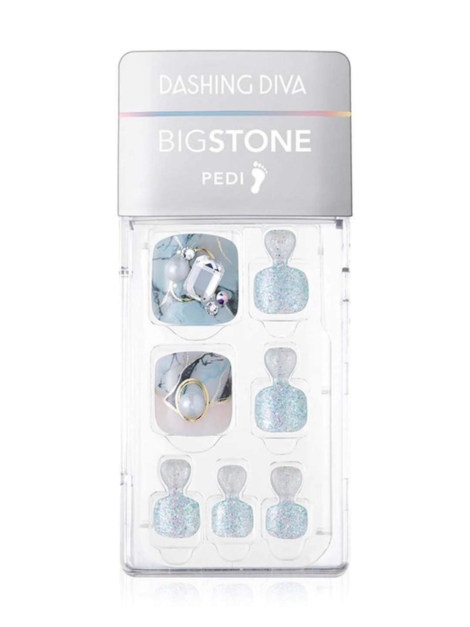 Dashing Diva MAGICPRESS Garden Bloom Fake Artificail Full Peel Off Nails