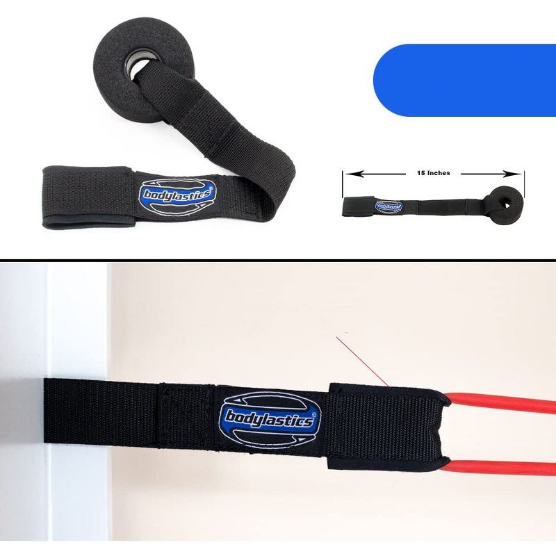 Bodylastics BLSET211 Mega High Quality Full Body Exercise 31 Piece Equipment Set with Anti Snap Weight Resistance Bands, Handles, and Anchors