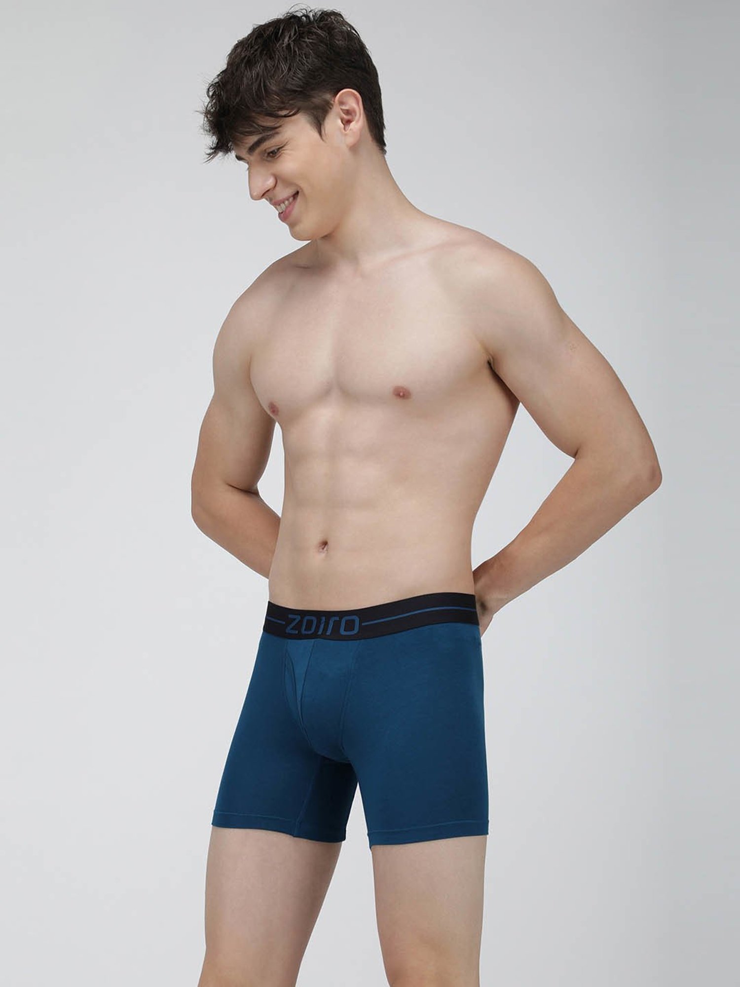 Zoiro Blue Opal Regular Fit Trunks