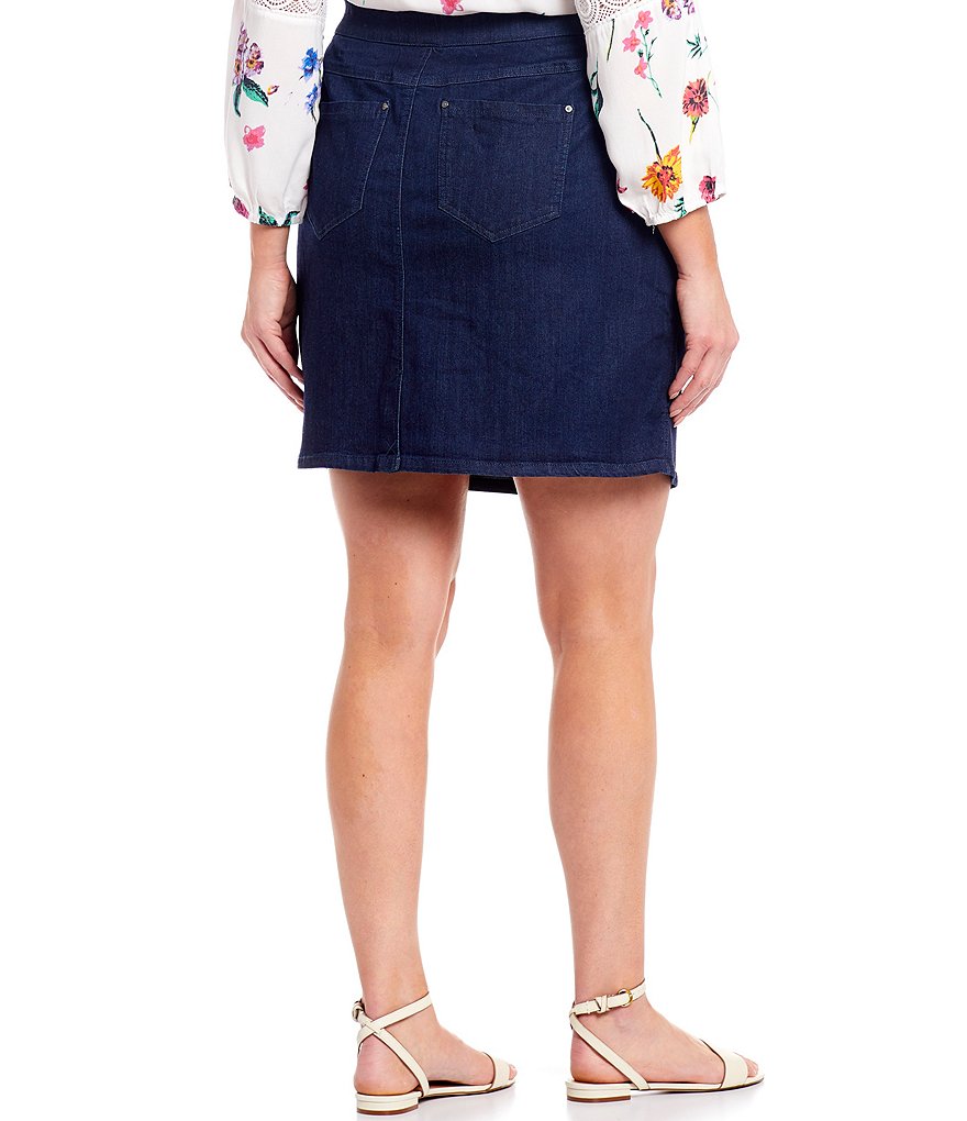 Intro Plus Size Activeease Drawstring Faux Wrap Skort