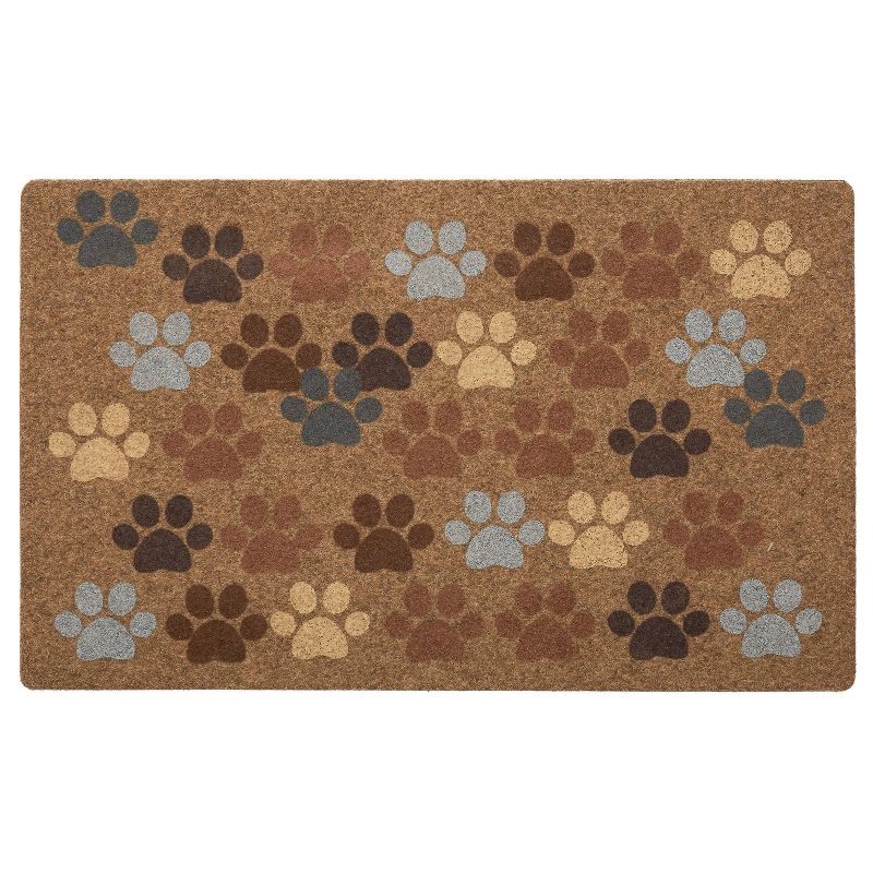 1'6"x2'6" Grand Terrace Natural Paws Love Door Mat - Mohawk