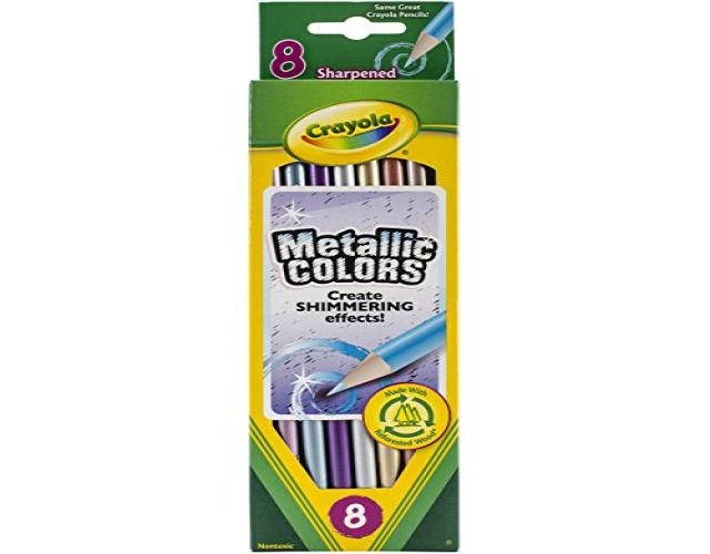 Crayola 8ct Metallic FX Colored Pencils