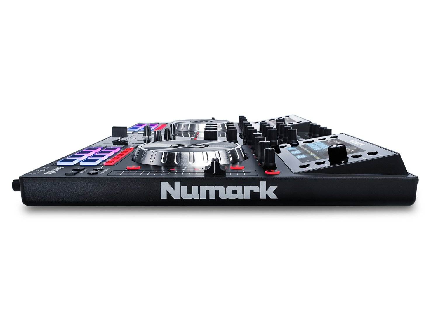 Numark NV DJ Controller for Serato with Intelligent Dual-Display and Touch-Capacitive Knobs