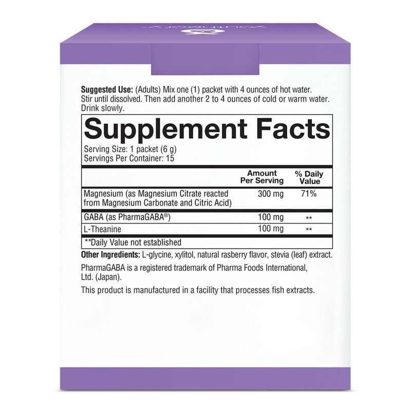 Youtheory Relax Instant-Mix Powder Packets - 15ct