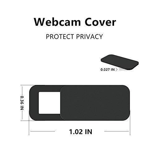 Laptop Webcam Cover, 0.027 inch Ultra-Thin Laptop Slide Webcam Cover Slider Camera Cover for MacBook Pro, Laptop, Mac, PC, Surfcase Pro, iPhone, Protecting Your Digital Life (6 Pack)