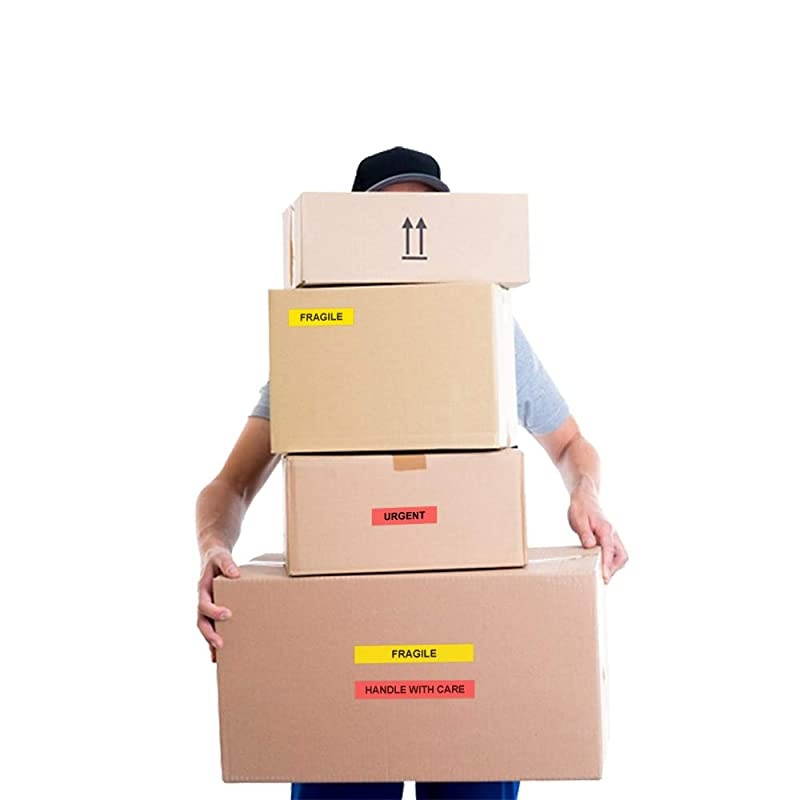 Compatible Label Tape Replacement for Brother PTouch TZe Label Tape 18mm 07 Inch Laminated TZe241 TZe141 TZe641 TZe441 TZe541 TZe741 for Ptouch Label Maker PTD400 PTD600 6Pack