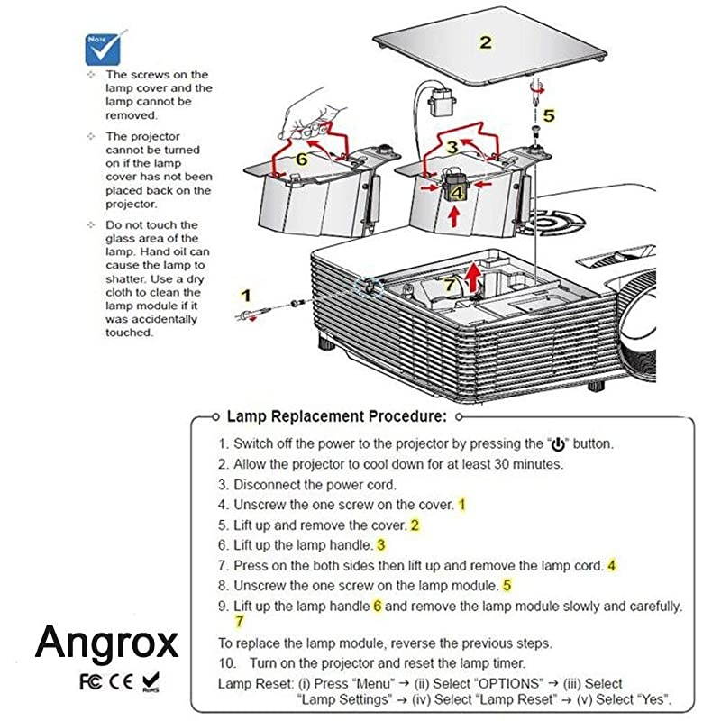HT2050 Projector Lamp Bulb for Benq HT2050HT2150STHT3050W1110W1210STW2000 5JJEE05001 Lamp Bulb Replacementwith Housing