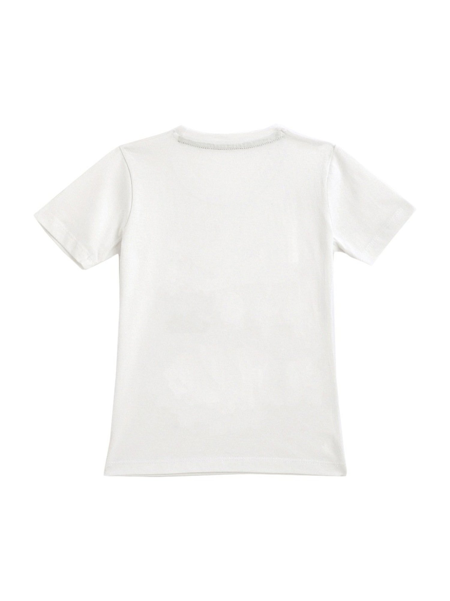 Kids Craft White Cotton Printed T-Shirt & Pants