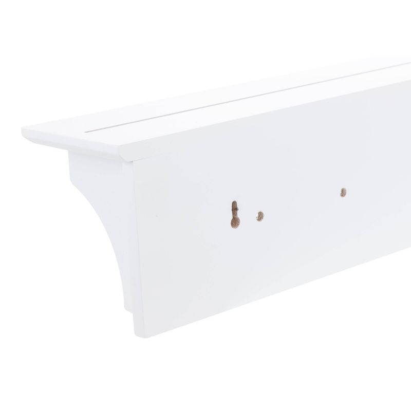 Decorative Wall Shelf - Simple White