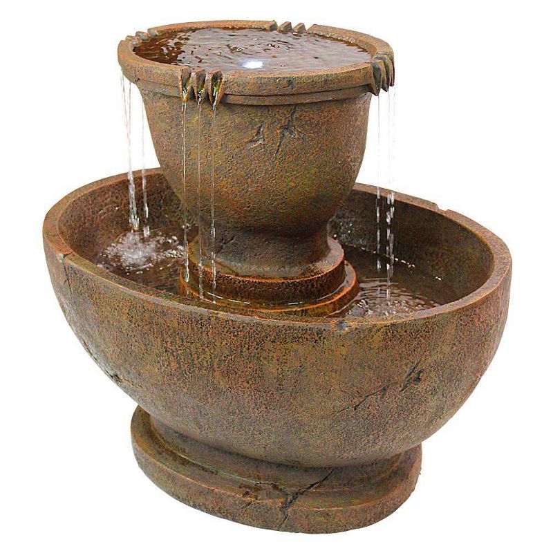 Richardson Oval Urns Cascading Garden Fountain - Acorn Hollow