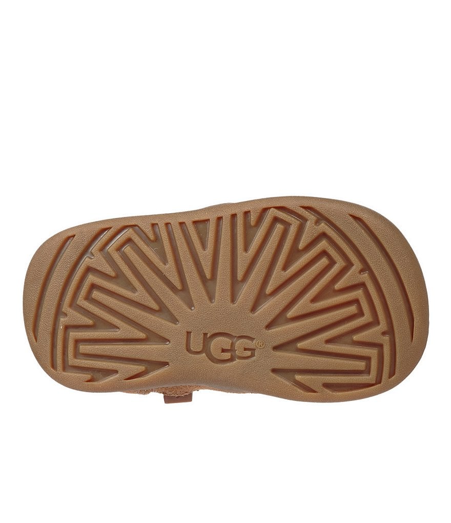 UGG&reg; Boys' Kristjan Suede Crib Shoe Booties (Infant)