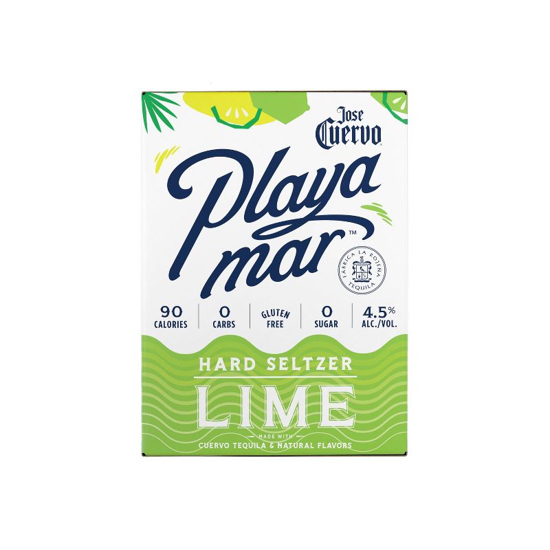 Jose Cuervo Playamar Lime Hard Seltzer - 4pk/355ml Cans