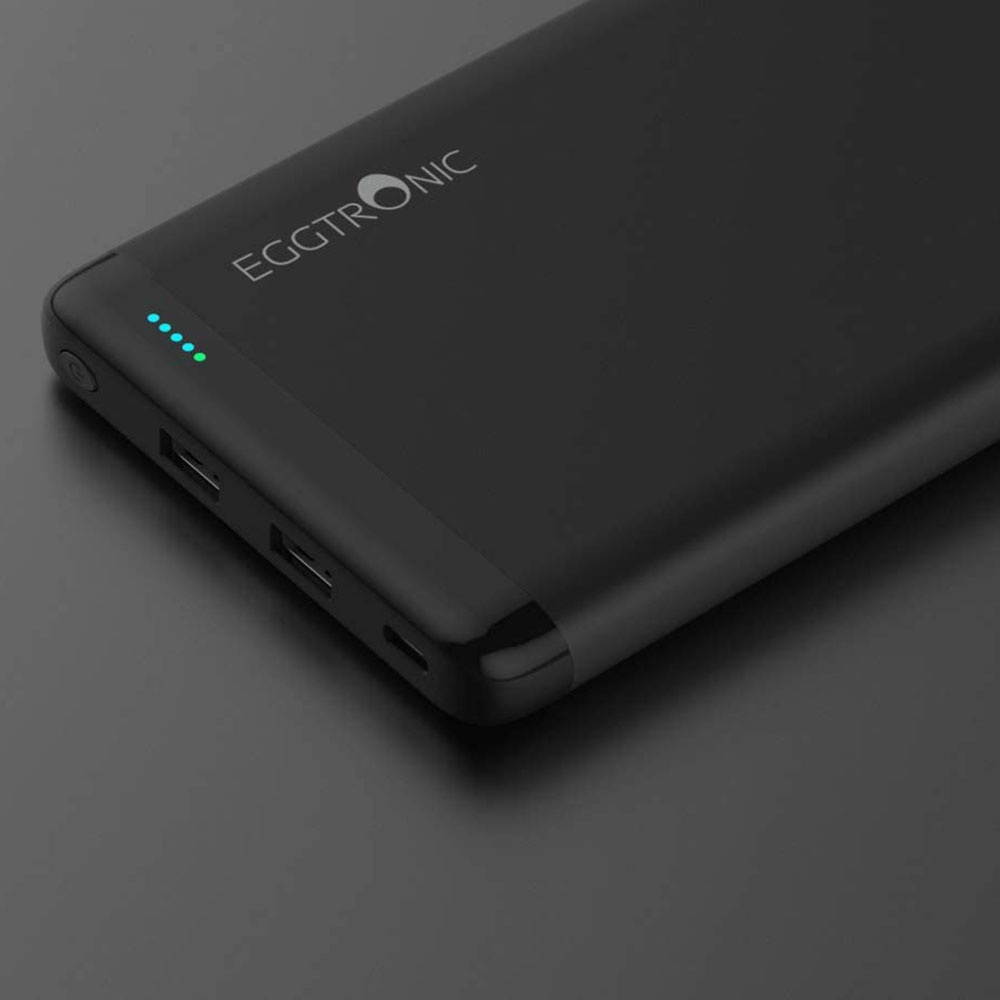Einova by Eggtronic Laptop Power Bank | Ultra-Fast 20000mAh Slim Battery Pack w/ USB C + USB A, 63W Total Output | Charge 3 Devices at once, iPhone, Samsung, Tablets, 3ft USB-C Included (Soft Touch)