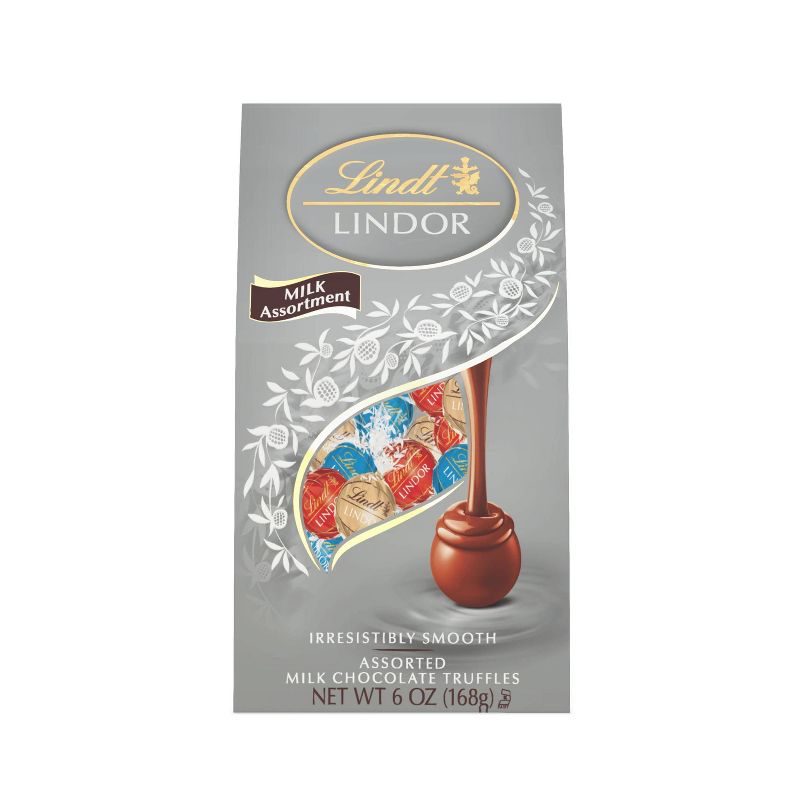 Lindt Lindor Assorted Milk Chocolate Truffles - 6oz