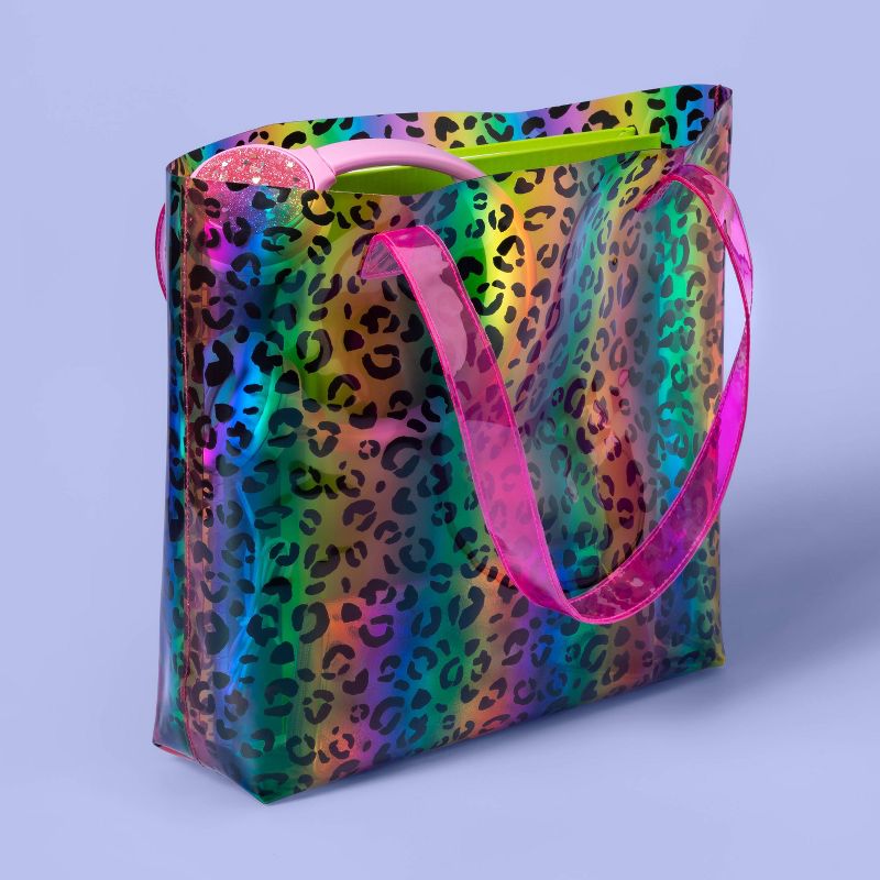 Kids' Rainbow Leopard Tote Handbag - More Than Magic™