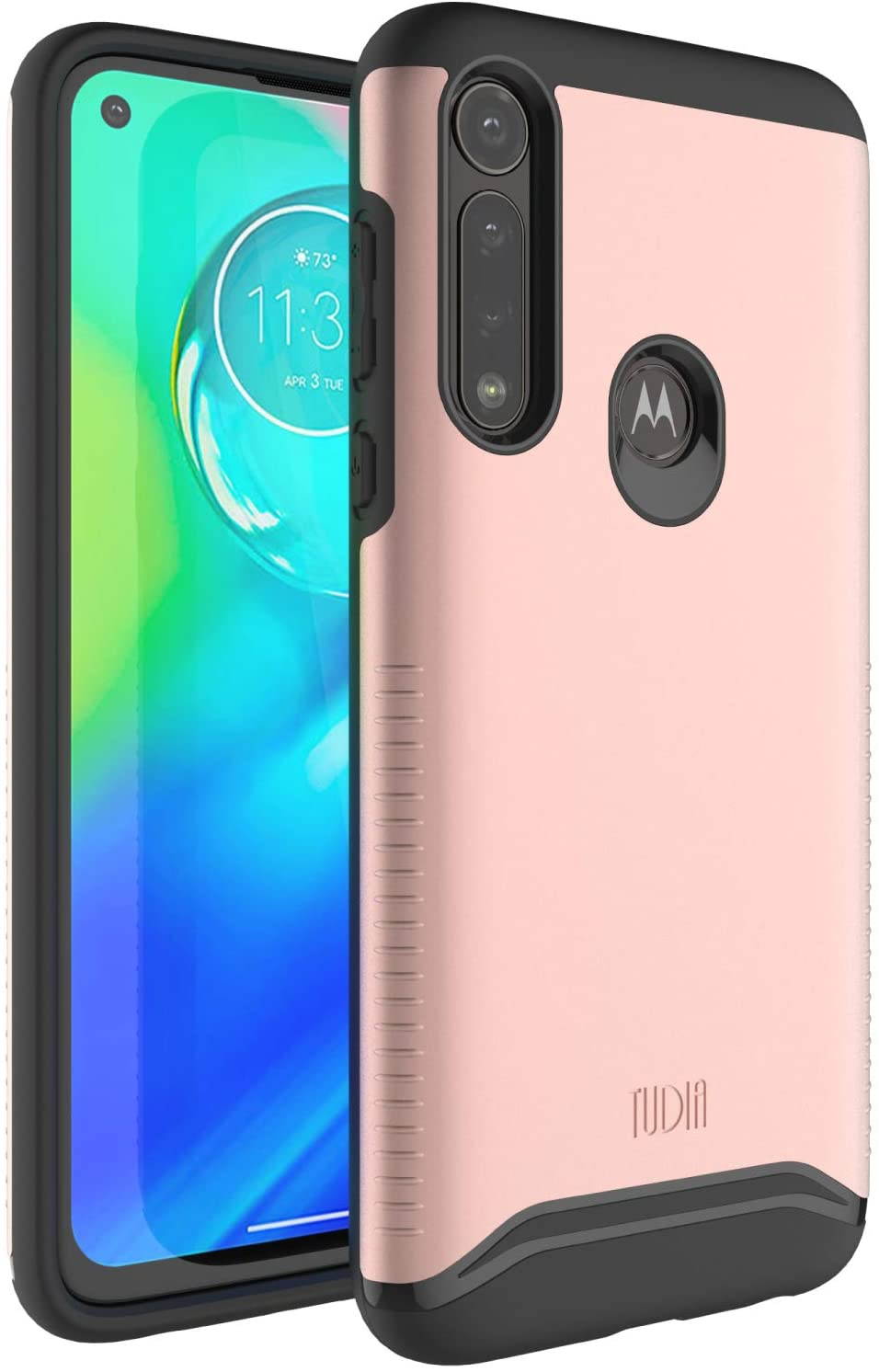 TUDIA Dual Layer Fit Designed for Moto G Power Case (2020), Motorola G Power Case, [Merge] Rugged Hard Back Heavy Duty Slim Protective Phone Case for Motorola Moto G Power (2020)