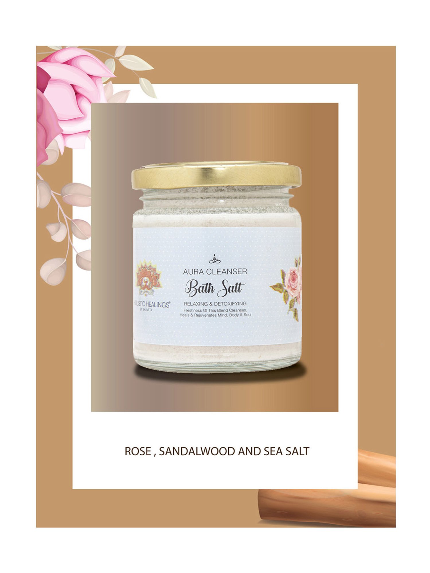 Holistic Healings By Shaveta Bath Salt Aura Cleanser - 200 gm