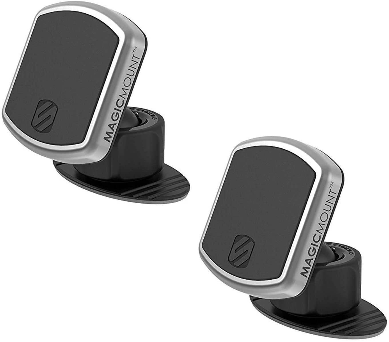 SCOSCHE MPD2PK-UB MagicMount Pro Universal Magnetic Mount Holder for Vehicles, Black (Pack of 2)