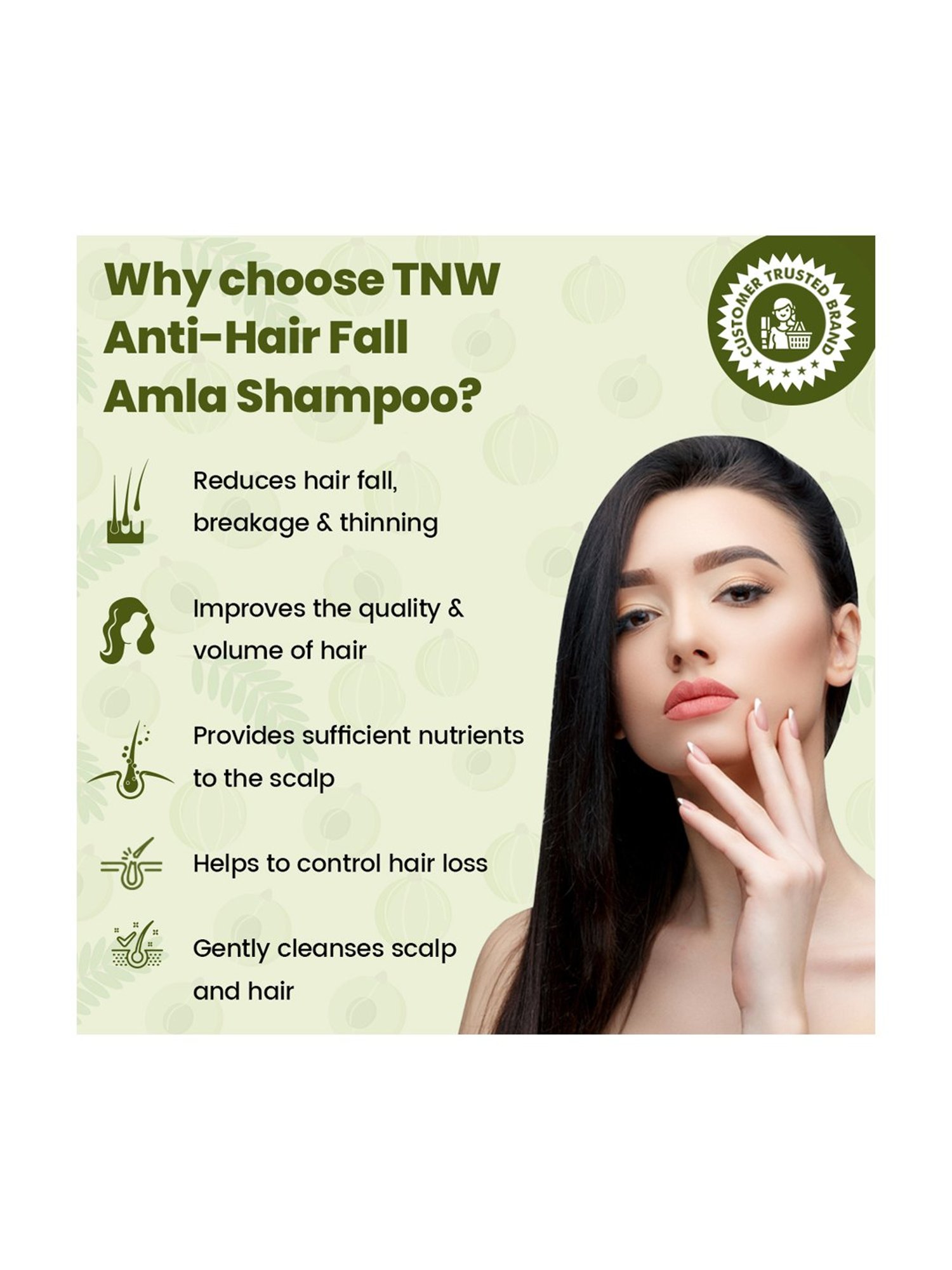 TNW-The Natural Wash Amla Shampoo - 200 ml
