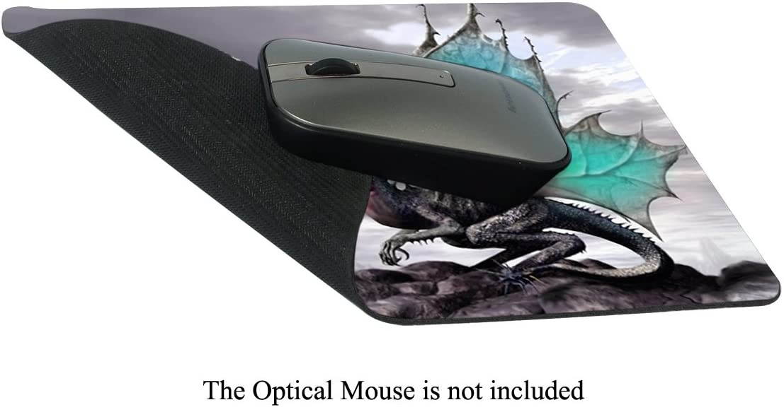 Meffort Inc Standard 9.5 x 7.9 Inch Mouse Pad - Flying Dragon