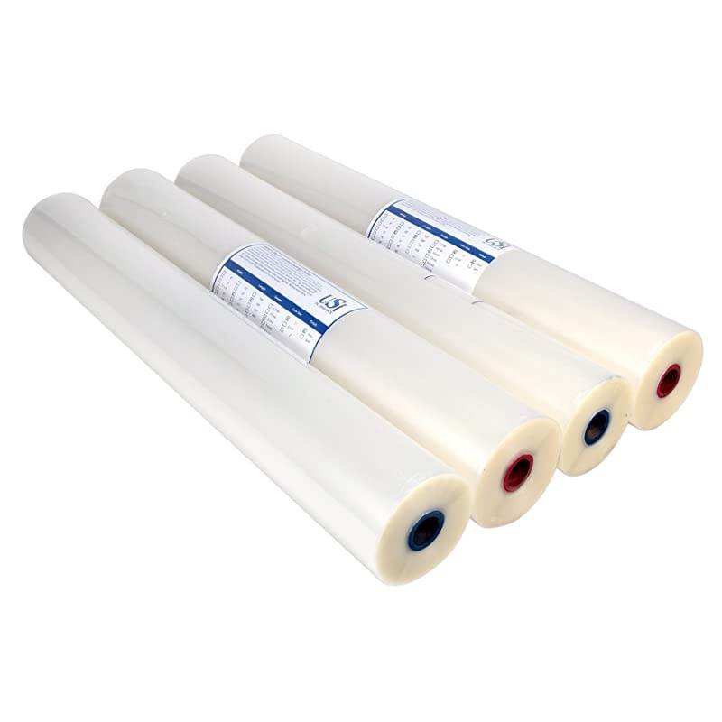 Opti Clear Premium Thermal Low-Temp EVA Roll Laminating Film, 1 Inch Core, 3 Mil, 27 Inches x 250 Feet, Gloss Finish, 4-Pack