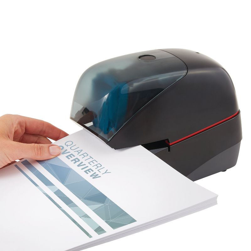 Rapid 5080e Heavy-Duty Flat Clinch Electric Stapler 90-Sheet Capacity Black 90147