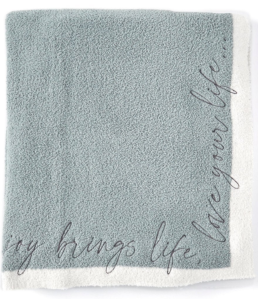 Barefoot Dreams CozyChic Inspiration Embroidered Blanket