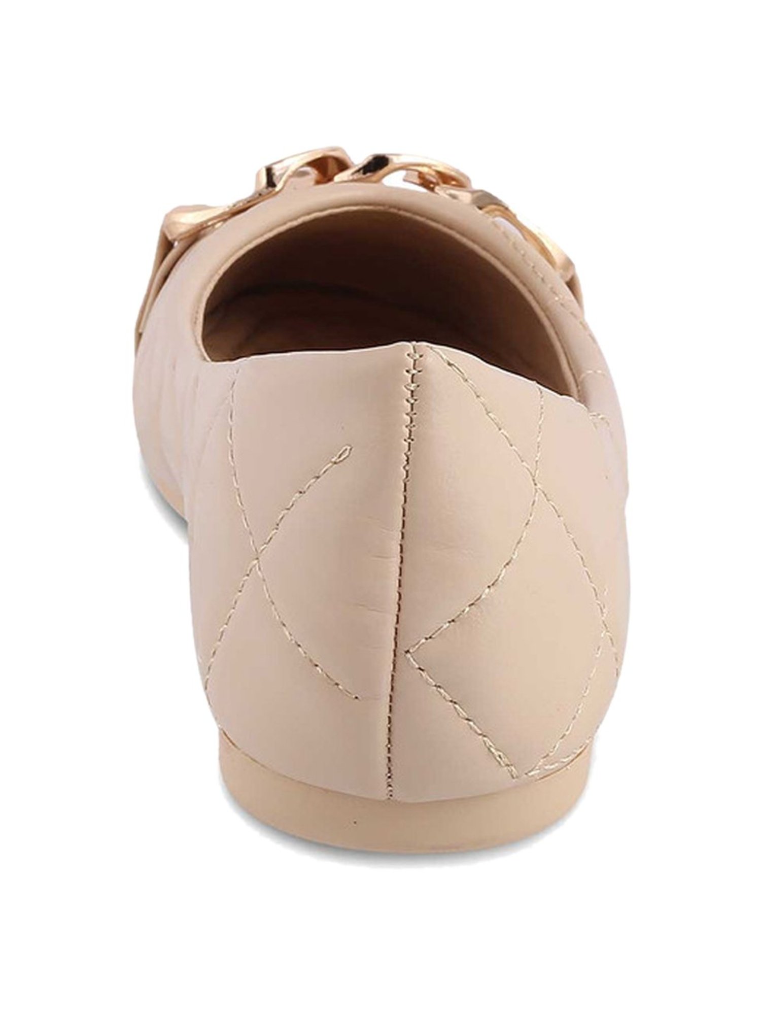 Tresmode Women's Beige Flat Ballets