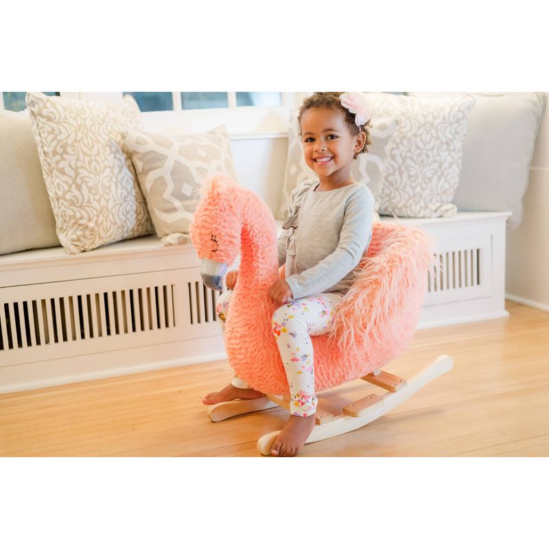 Soft Landing Joyrides Flamingo Children's Rocker