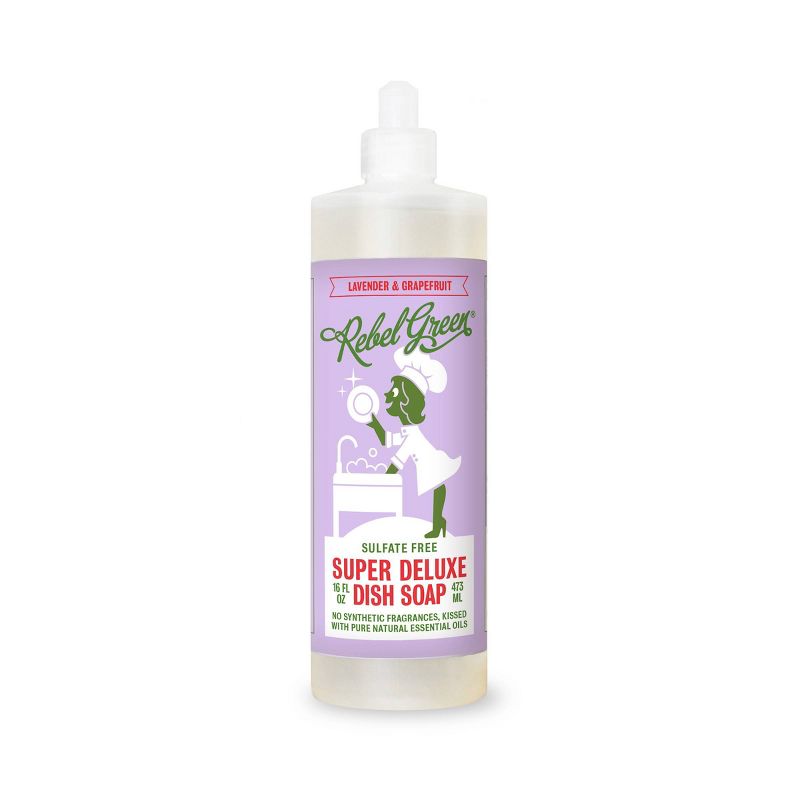 Rebel Green Lavender & Grapefruit Dish Soap - 16oz