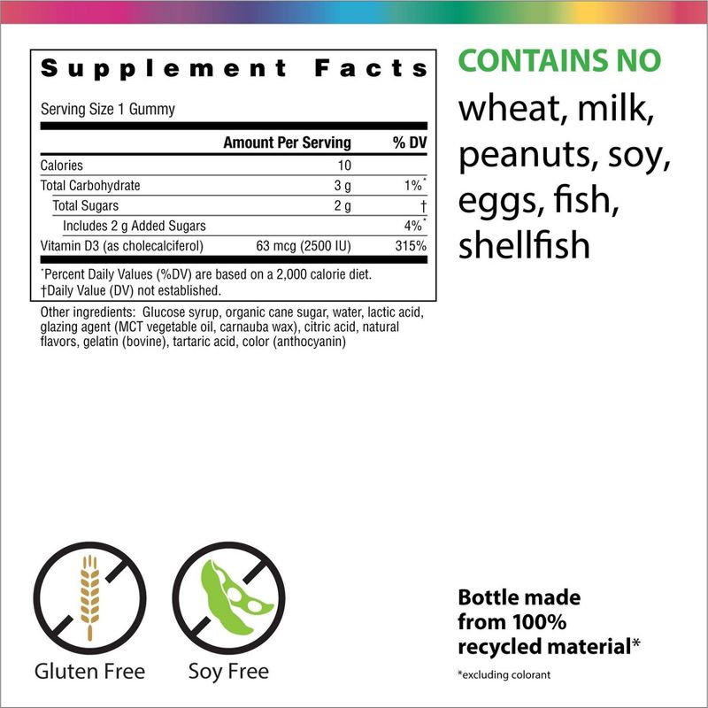 Rainbow Light Berry Vitamin D3 Gummies - 50ct