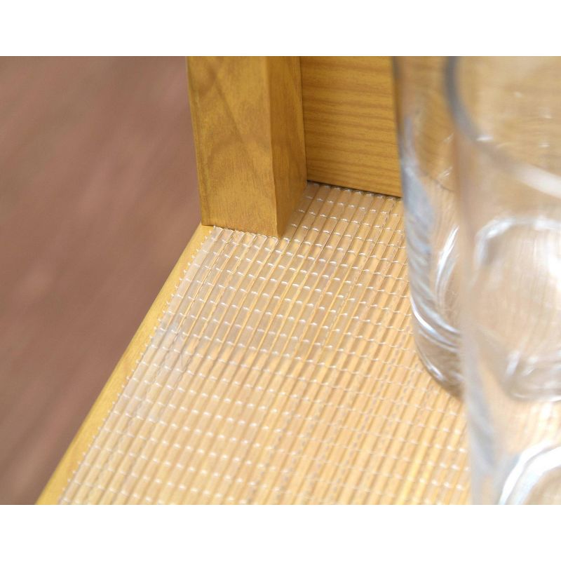 Con-Tact 18" x 4' Zip-N-Fit Premium Non-Adhesive Ribbed Shelf Liner