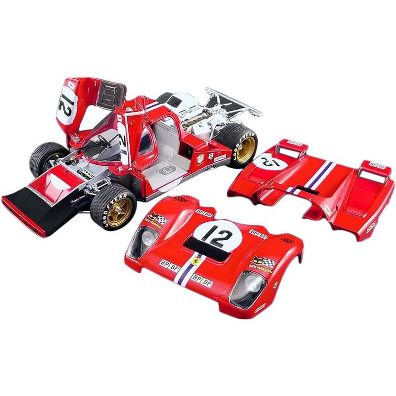 Ferrari 512M #12 3rd Place 24 Hours of Le Mans (1971) "Masterpiece Collection" Ltd Ed 624 pcs 1/18 Diecast Model by GMP for ACME