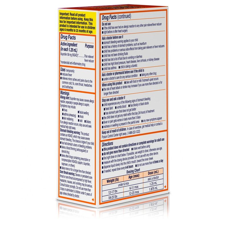 Motrin Infant's Berry Flavored Drops - 0.5 fl oz