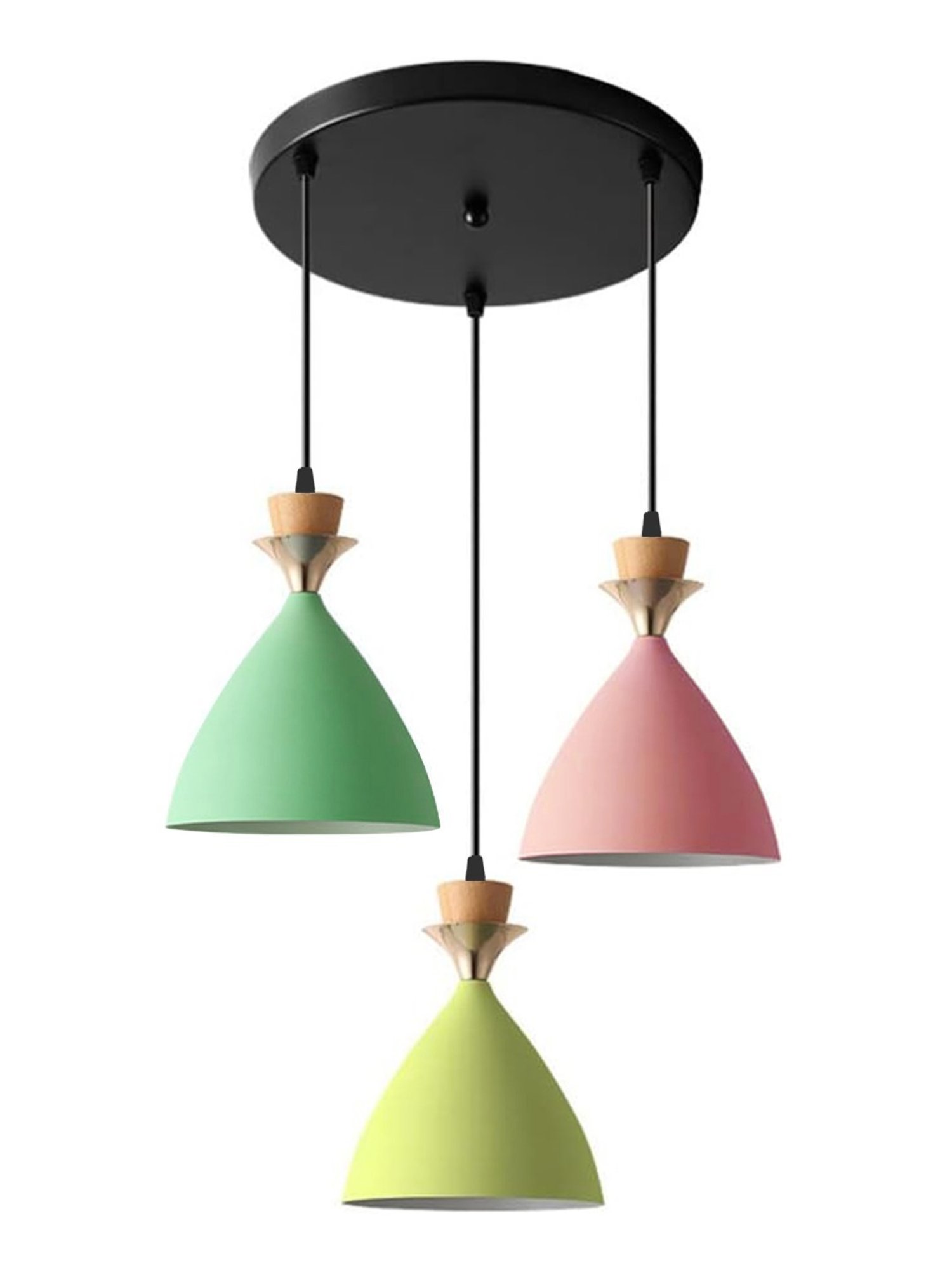 Homesake Multicolour Metal Pendant Lamp Shade