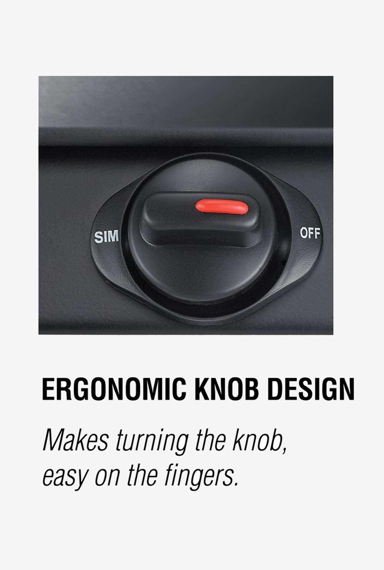 Prestige Premia GTS 02 D 40073 2 Burners Gas Stove (Black)