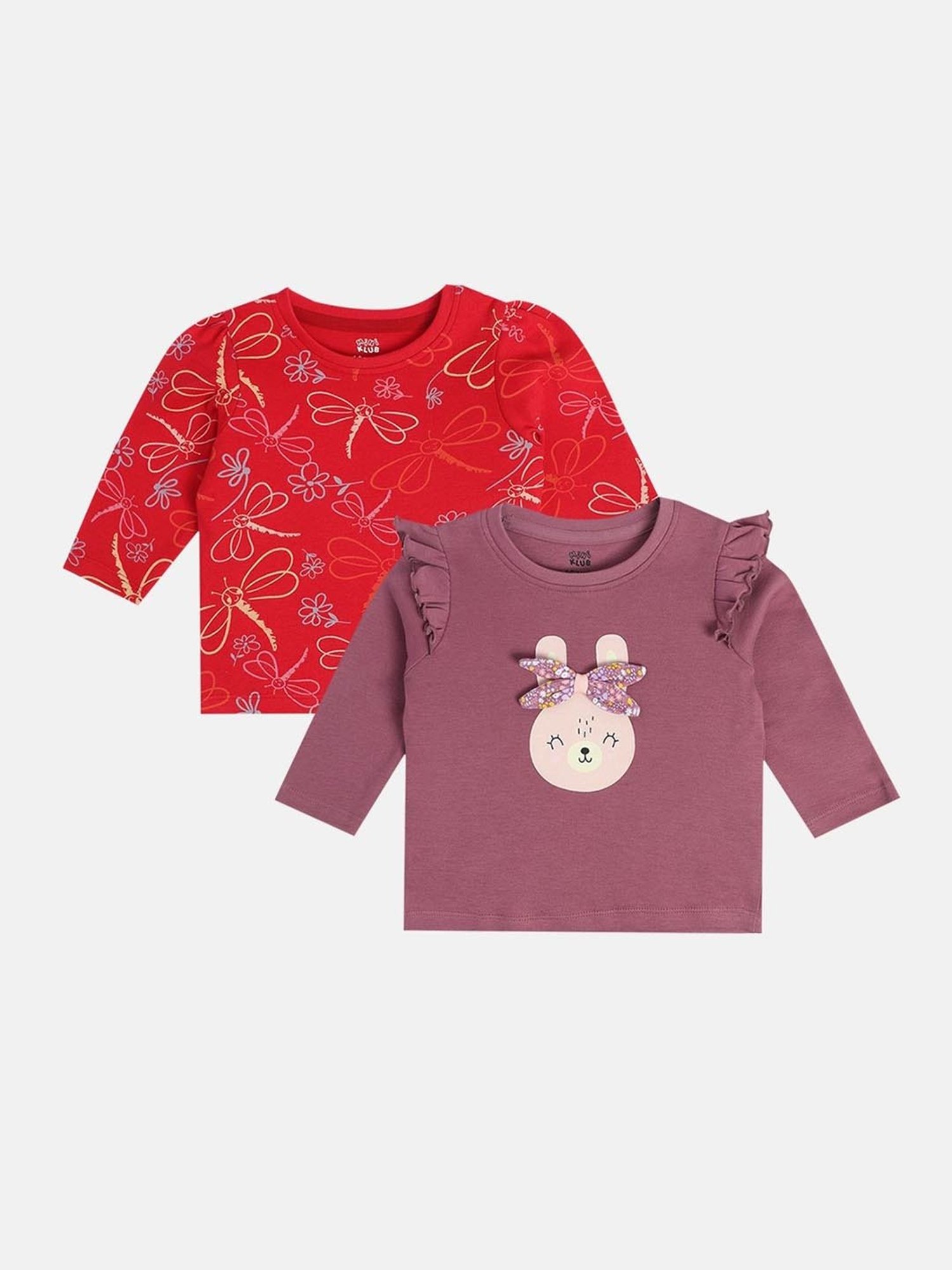 Bodycare Kids Violet Embellished T-Shirt