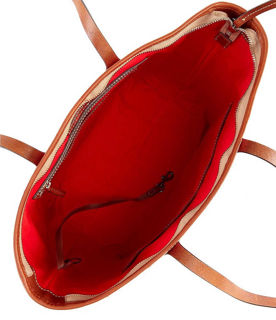 Dooney & Bourke Ostrich Collection Leather Tote Bag