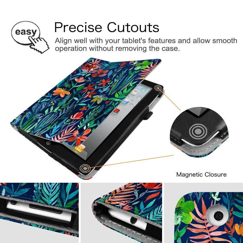 Fintie iPad 2/3/4 Case - Slim Fit Folio Stand Case Smart Protective Cover Auto Sleep/Wake Feature for Apple iPad 2, iPad 3 & iPad 4th Generation with Retina Display - Jungle Night