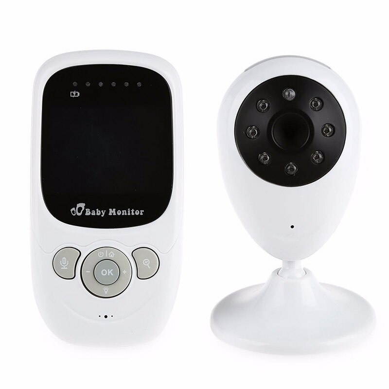 Wireless Baby Monitor With Night Vision Two-way Talk Baby Sleep Monitor 2.4 inch LCD Display Temperature Monitoring SP880