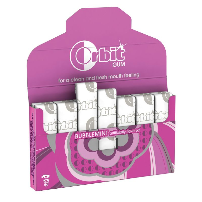 Orbit Bubblemint Sugarfree Gum Multipack - 14 sticks/3pk