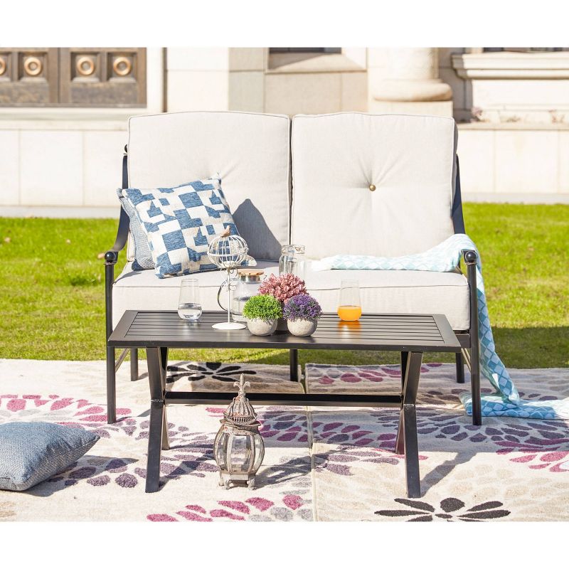 2pc Loveseat Patio Seating Set - Patio Festival