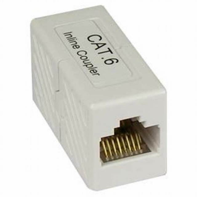 Black Point Products BT-223 White Cat 6 8C In-Line Coupler, White