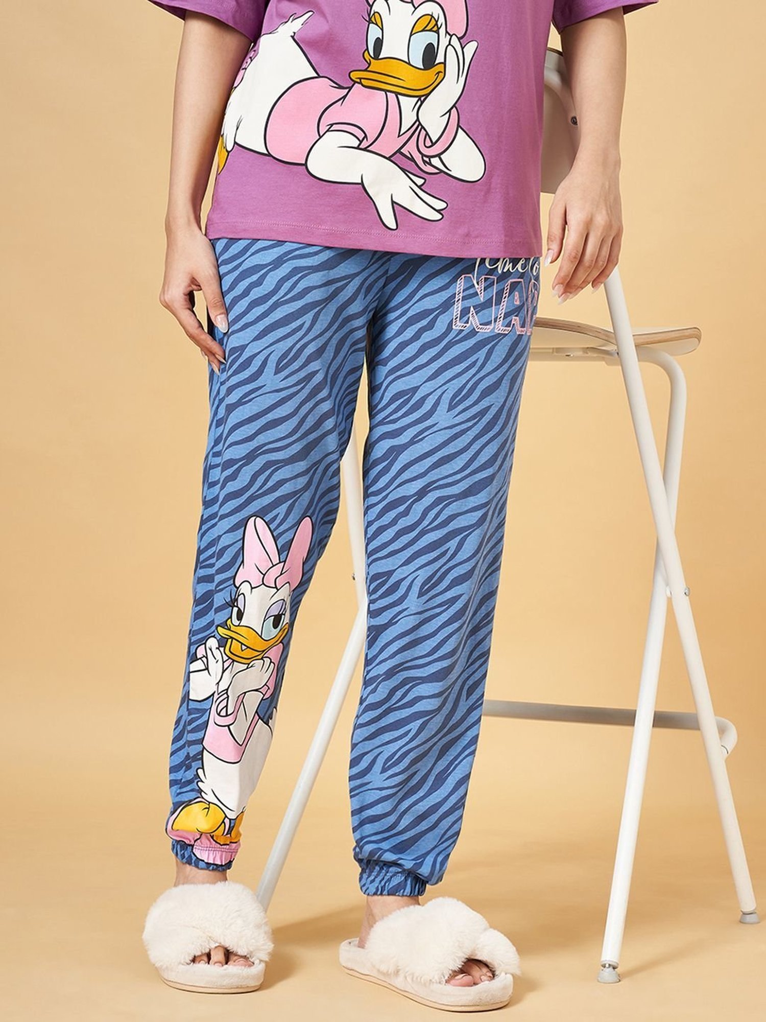 Dreamz by Pantaloons Blue Cotton Printed Pyjamas